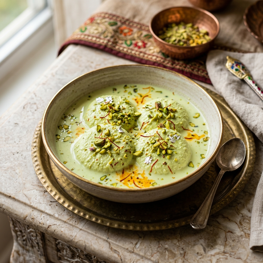 Savera Rasmalai (Pistachio) 12PCS